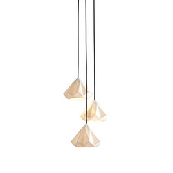 Hatton 1 Grouping of Three, Black Braided Cable | Suspended lights | Original BTC