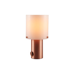 Walter Table, Copper, Size 1, Opal Glass | Table lights | Original BTC