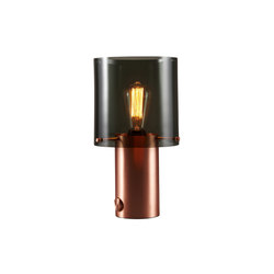 Walter Table, Copper, Size 2, Anthracite Glass | Table lights | Original BTC