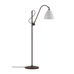 Bestlite BL3 M Floor lamp | Black Brass/Classic White | Free-standing lights | GUBI