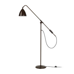 Bestlite BL4 Floor lamp | All Black Brass | Free-standing lights | GUBI