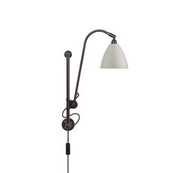 Bestlite BL5 Wall lamp | Black Brass/Classic White | Wall lights | GUBI