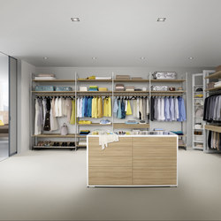 Cornice interior closet storage system | Sideboards | raumplus