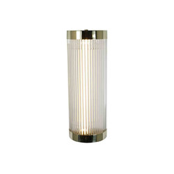 Pillar LED wall light, 40/15cm, Polished Brass | Wandleuchten | Original BTC