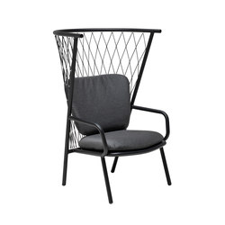 Nef Lounge chair tall back | 627 | with armrests | EMU Group