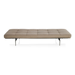 PK80™ | Daybed | Canvas | Satin brushed stainless steel base | Tagesliegen / Lounger | Fritz Hansen