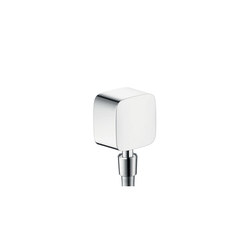 hansgrohe Fixfit wall outlet with non-return valve and pivot joint | Bathroom taps | Hansgrohe