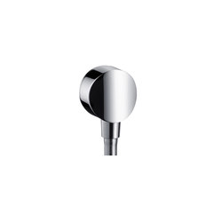 hansgrohe Fixfit S wall outlet with non-return valve with metal connection angle | Bathroom taps accessories | Hansgrohe