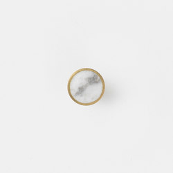 Hook - Stone - Small - White Marble | Single hooks | ferm LIVING