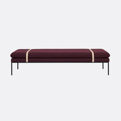 Turn Daybed - Fiord - Solid Bordeaux | Day beds / Lounger | ferm LIVING