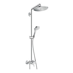 hansgrohe Croma Select 280 Air 1jet Showerpipe with single lever mixer | Shower controls | Hansgrohe