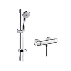 hansgrohe Ecostat 1001 SL Combi Set 0.65 m with Croma 100 Multi hand shower | Shower controls | Hansgrohe