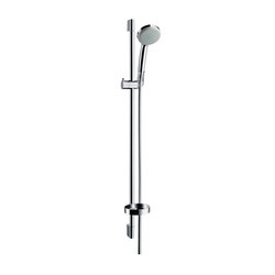 hansgrohe Croma 100 Mono hand shower/ Unica'C wall bar 0.90 m set | Shower controls | Hansgrohe