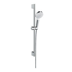 hansgrohe Set Crometta 1jet EcoSmart / Unica'Croma 0,65m | Robinetterie de douche | Hansgrohe