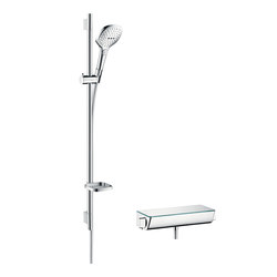 hansgrohe Ecostat Select Combi Set 0.90 m with Raindance Select E 120 3jet hand shower |  | Hansgrohe