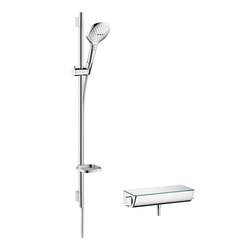 hansgrohe Raindance Select E 120 3jet Ecostat Select Combi 0,90 m | Grifería para duchas | Hansgrohe