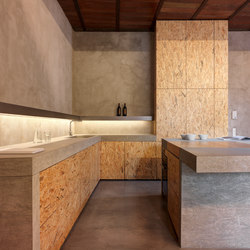 Concrete Kitchen | Design Example | Concrete panels | Dade Design AG concrete works Beton