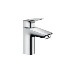 hansgrohe Logis Mezclador monomando de lavabo 100 CoolStart sin vaciador automático | Grifería para lavabos | Hansgrohe