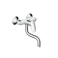 hansgrohe Logis Single lever kitchen mixer for wall-mounted sinks | Kitchen taps | Hansgrohe