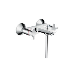 hansgrohe Logis Classic 2-handle bath mixer for exposed installation | Shower controls | Hansgrohe
