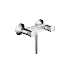 hansgrohe Logis 2-handle shower mixer for exposed installation | Bath taps | Hansgrohe