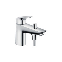 hansgrohe Logis Monotrou single lever bath and shower mixer with Eco ceramic cartridge (with 2 flow rates) | Bath taps | Hansgrohe