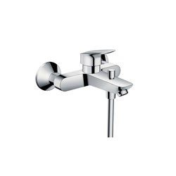 hansgrohe Logis Single lever bath mixer for exposed installation with Eco ceramic cartridge (with 2 flow rates) | Bath taps | Hansgrohe