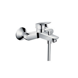 hansgrohe Logis Single lever bath mixer for exposed installation with Eco ceramic cartridge (with 2 flow rates) | Robinetterie pour baignoire | Hansgrohe