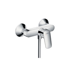 hansgrohe Logis Single lever shower mixer for exposed installation with Eco ceramic cartridge (with 2 flow rates) | Bath taps | Hansgrohe