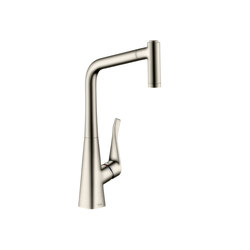 hansgrohe Metris Single lever kitchen mixer 320 with pull-out spray | Kitchen taps | Hansgrohe