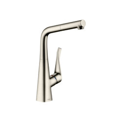 hansgrohe Metris Single lever kitchen mixer 320 with pull-out spout | Kitchen taps | Hansgrohe