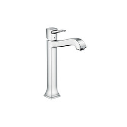 hansgrohe Metropol Classic Single lever basin mixer 260 with lever handle, with pop-up waste set for washbowls | Wash basin taps | Hansgrohe