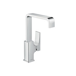hansgrohe Metropol Single lever basin mixer 230 with lever handle and push-open waste set | Wash basin taps | Hansgrohe