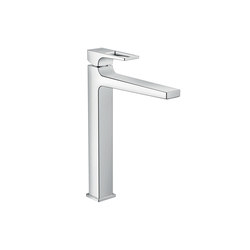 hansgrohe Metropol Single lever basin mixer 260 with loop handle and push-open waste set for washbowls | Wash basin taps | Hansgrohe