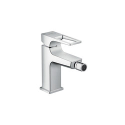 hansgrohe Metropol Single lever bidet mixer with loop handle and push-open waste set | Wash basin taps | Hansgrohe