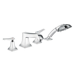 hansgrohe Metropol Classic 4-hole rim mounted bath mixer with lever handle |  | Hansgrohe
