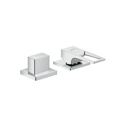 hansgrohe Metropol 2-hole rim mounted single lever bath mixer with loop handle | Bath taps | Hansgrohe
