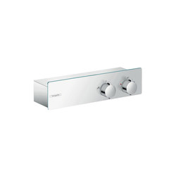 hansgrohe Shower Tablet 350 thermostatic shower mixer for exposed installation | Shower controls | Hansgrohe