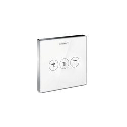 hansgrohe ShowerSelect Glas Valve for concealed installation for 3 outlets |  | Hansgrohe