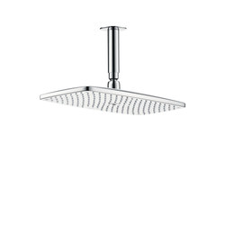 hansgrohe Raindance E 360 Air 1jet overhead shower with ceiling connector 100 mm EcoSmart 9 l/min | Shower controls | Hansgrohe