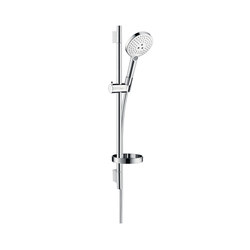 hansgrohe Raindance Select S 120 3jet hand shower/ Unica'S Puro wall bar 0.65 m set | Shower controls | Hansgrohe
