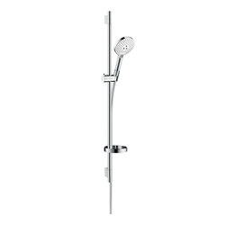 hansgrohe Raindance Select S 120 3jet hand shower/ Unica'S Puro wall bar 0.90 m set | Shower controls | Hansgrohe