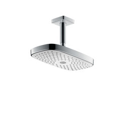 hansgrohe Raindance Select E 300 2jet overhead shower with ceiling connector 100 mm | Shower controls | Hansgrohe