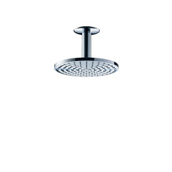 hansgrohe Raindance S 180 1jet overhead shower with ceiling connector 100 mm | Shower controls | Hansgrohe