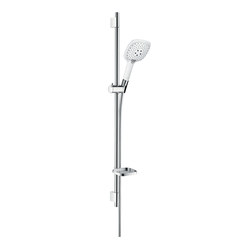 hansgrohe Raindance Select E 150 3jet hand shower/ Unica'S Puro wall bar 0.90 m set | Shower controls | Hansgrohe