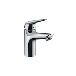 hansgrohe Novus Single lever basin mixer 100 with push-open waste set for vented hot water cylinders | Wash basin taps | Hansgrohe