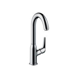 hansgrohe Novus Einhebel-Waschtischmischer 240 mit Schwenkauslauf 120° und Zugstangen-Ablaufgarnitur | Waschtischarmaturen | Hansgrohe