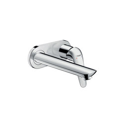 hansgrohe Novus Single lever basin mixer for concealed installation with spout 195 mm wall-mounted | Wash basin taps | Hansgrohe