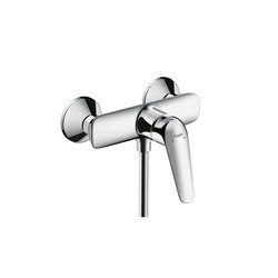 hansgrohe Novus Single lever shower mixer for exposed installation with Eco ceramic cartridge (with 2 flow rates) | Bath taps | Hansgrohe