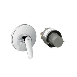 hansgrohe Novus Shower mixer set for concealed installation | Shower controls | Hansgrohe